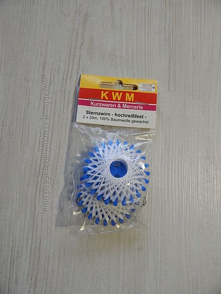 Нитки для шиття KWM різний метраж, щільність