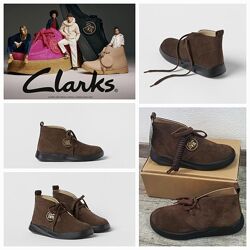 Zara kids кожаные ботинки clark&acutes & zara. 100 кожа. 