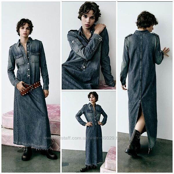 Дуже стильна джинсова сукня trf від Zara. Нова колекція. 