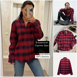 Найактуальніша картата, в клітину сорочка Zara zw collection. New. Хіт
