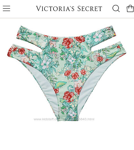 Плавки высокая талия Cheeky Bikini Bottom от Victorias Secret