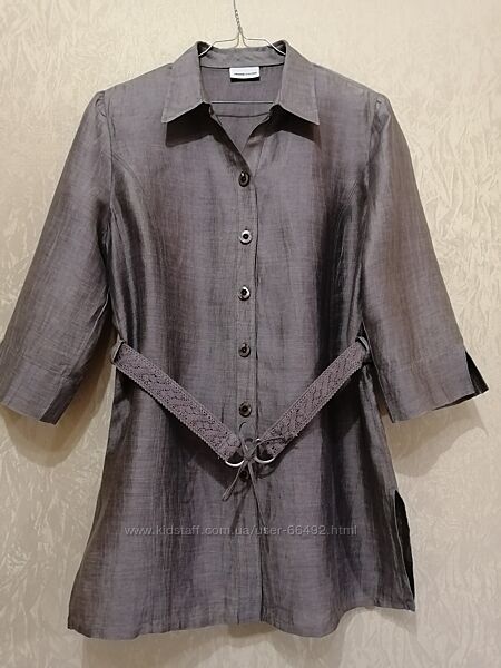 Шикарная длинная блуза/туника премиум бренда Frank Walder