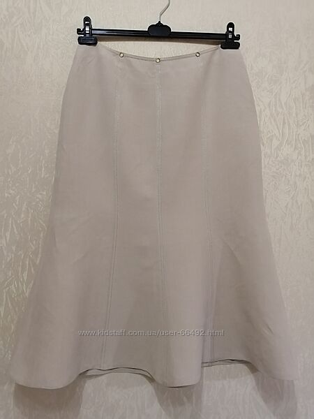 Невероятно красивая и качественная юбка шелк/лен. Франция
