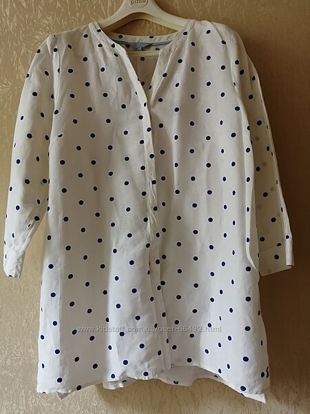 Гарненька лляна блуза преміум бренда  Joules