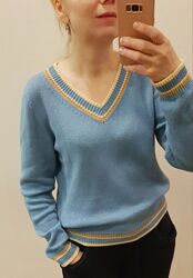 Голубий джемпер, осінньо-весняний