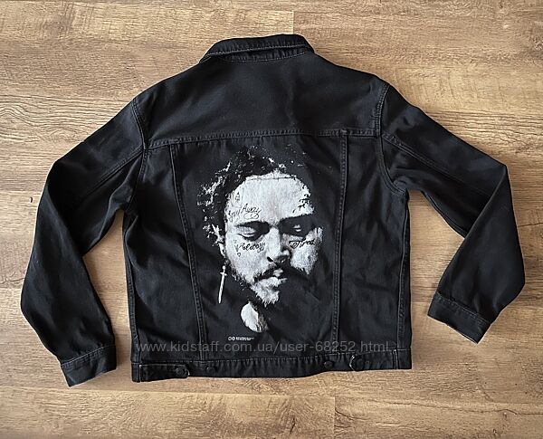 Куртка джинсова чоловіча H&M Post Malone. Лімітована серія