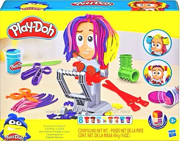 Play-Doh Ігровий набір Божевільний Перукар. 