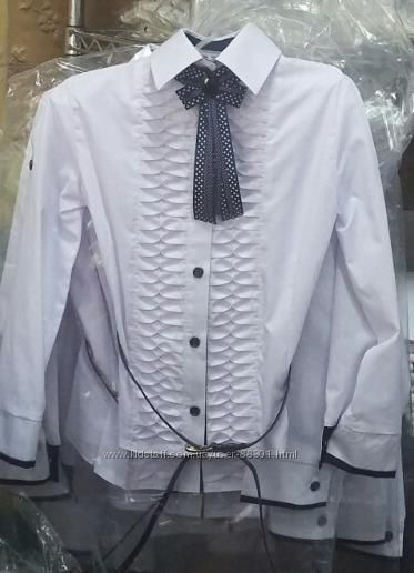 Нарядная школьная блузка-трансформер