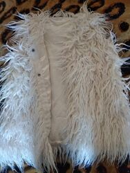 Продам белый жилет George 8-9 лет 128-135см