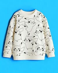 Світшот теплий реглан толстовка H&M для хлопчика покемон пікачу