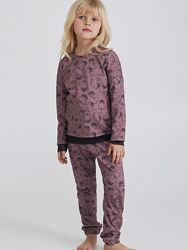 Пижама на девочку с кофтой и штанами. Пижама для девочек. Ellen 0381