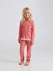 Пижама на девочку. Детская пижама Ellen 0981 размер 116, 128, 140, 158. 