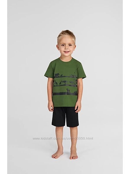 Дитяча піжама шорти та футболка для хлопчика. Піжама на хлопчика Ellen 2070