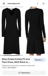 Чорна класична сукня Reiss оригінал М
