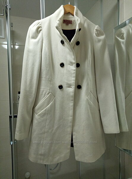 Шерстяное пальто пиджак Bershka