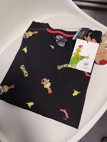 Чоловіча футболка Grinch . Sinsay.  Розмір L