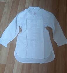 Біла базова сорочка рубашка onesize 