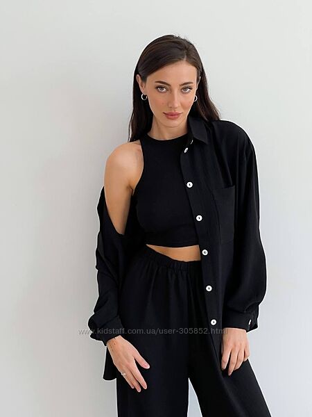 Костюм сорочка та палаццо 2170,00грн