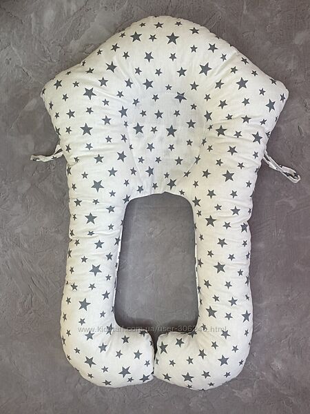 Подушка для новонароджених з бортиками для сну