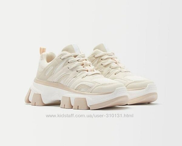 Фірмові кроссівки ZARA на платформі р.37,39 кроссівки Зара