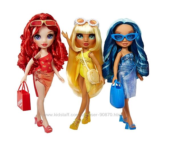 Лялька Рубі, Скайлер, Санні пляжний сезон рейнбоу хай Rainbow High Swim Sty