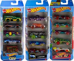 Набір з 5-ти машинок Хот Вілс Hot Wheels оригінал хот вилс модельки. Різні 
