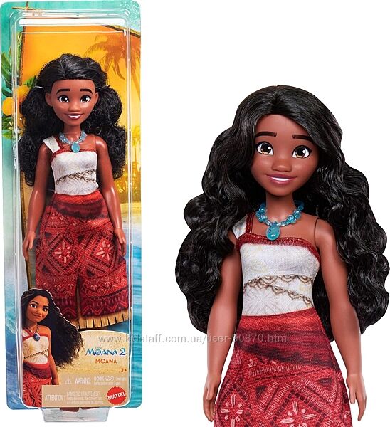 Лялька Моана від Маттел Mattel Disney Moana 2 Moana Fashion Doll оригінал