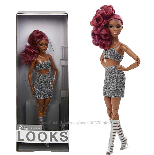 Шикарна Барбі Barbie Signature Barbie Looks Doll, Petite. Оригінал Mattel