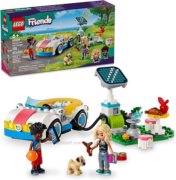 Конструктор Лего френдс Електрокар і зарядна станція LEGO Friends Electric