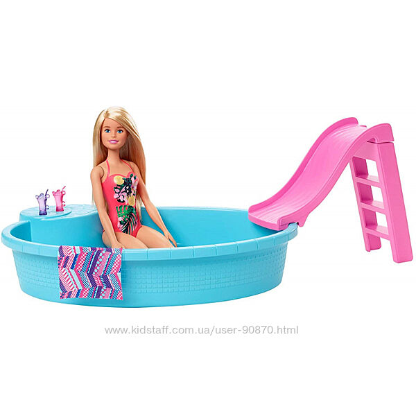 Барбі з басейном Barbie Doll and Pool Playset. Оригінал.