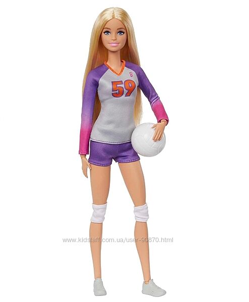 Шарнірна Барбі волейболістка Barbie Made to Move Career Volleyball Player