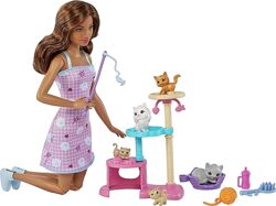 Набір Барбі з кошенятами Barbie Kitty Condo Doll оригінал Mattel