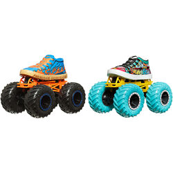 Набір з 2-х металевих машинок Хот Вілс Hot Wheels Monster Demo Doubles ориг