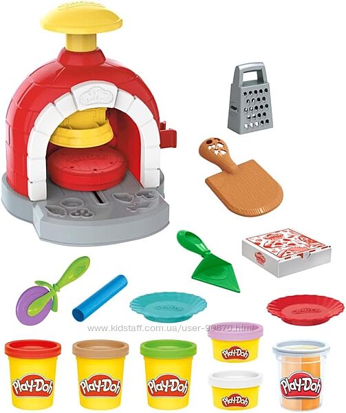 Набір для творчості Hasbro Печемо піцу Play-Doh Pizza Oven Playset оригінал