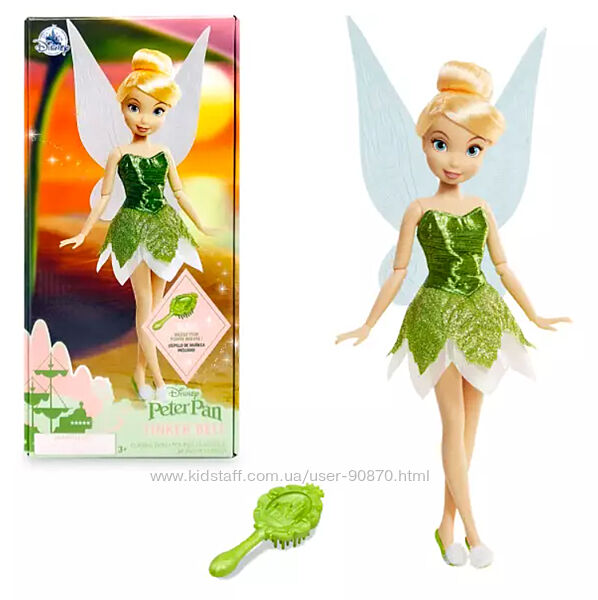 Лялька фея Дінь-Дінь від DISNEY. Tinker Bell Classic Doll Peter Pan