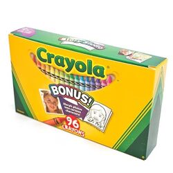 Великий набір воскових олівців Crayola 96 штук оригінал. Восковые карандаши