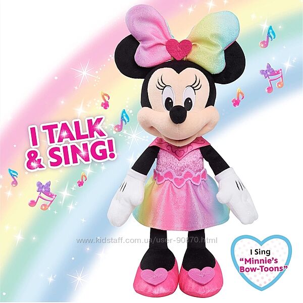 Мяка іграшка Мінні Маус зі світлом і звуком Disney Junior Minnie Mouse Spar