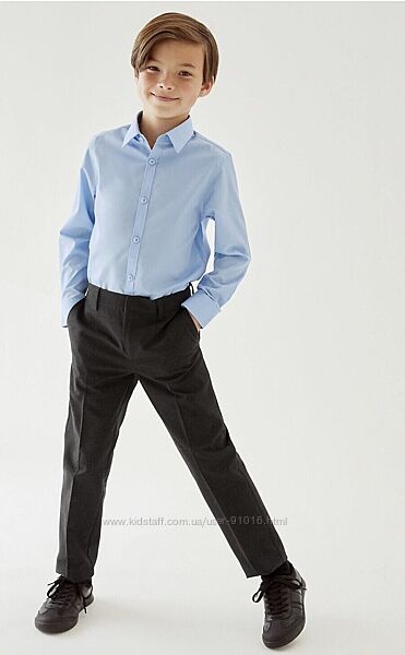 Новые брюки Marks&Spencer Slim Leg Slim skinny Fit узкие серые 7-8 Y