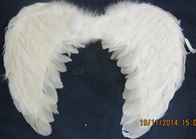 прокат крылья и нимб для ангелочка