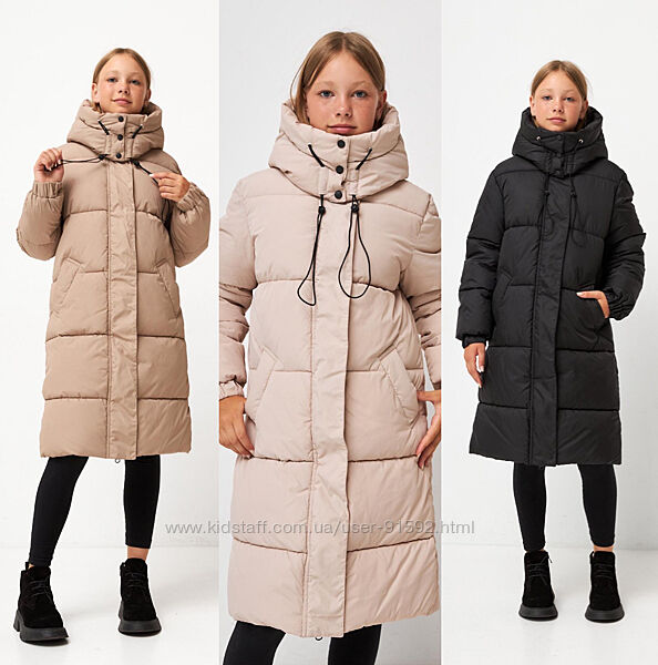 Зимова куртка пальто 134,140,146,152 розміри. Декілька моделей  