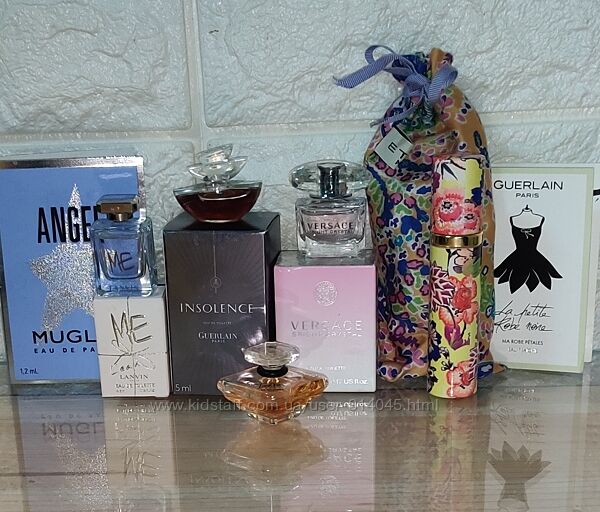 Набор парфумов lanvin/guerlain/lancome/versace/etro/angel.