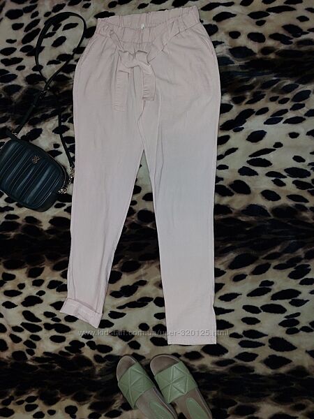 Рожеві літні брючки