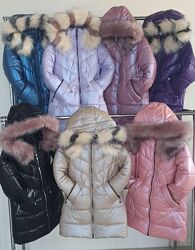 куртки зимние пальто пуховики девочкам