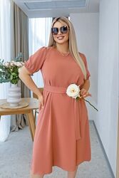 Роскошное платье с поясом