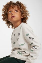 Вязаный джемпер с рисунком 4-6,  6-8 hm