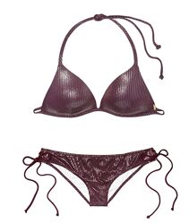 Купальник Victorias Secret PINK Shine Triangle Push-Up & Cheekster