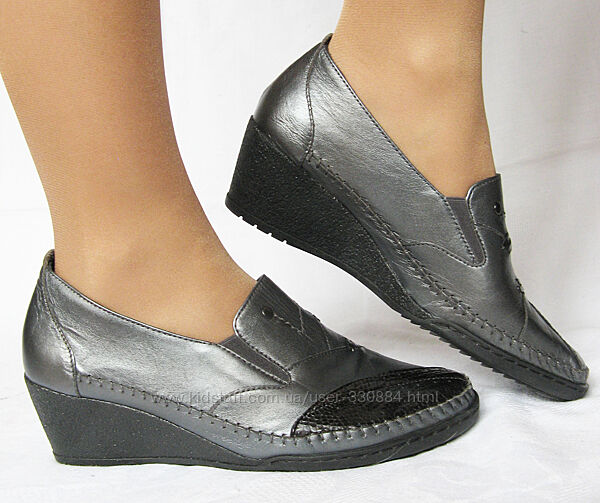 370. Туфлі Kiarflex Португалія 39 р. на широку повноту Н