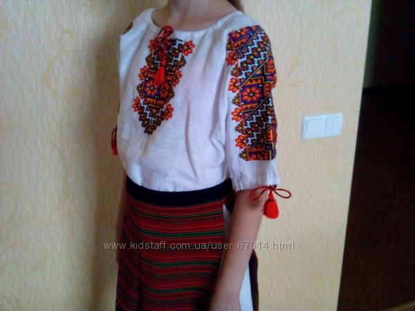 Український костюм для дівчаток від 3 до 11років - Позняки