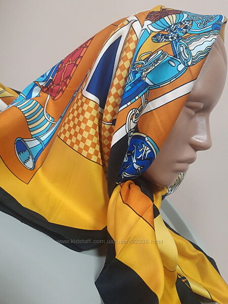 Шёлковые платки, 90х90,  новые,  большой выбор 