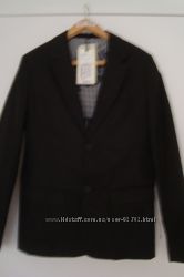 Новый черный коттоновый пиджак TOM TAILOR